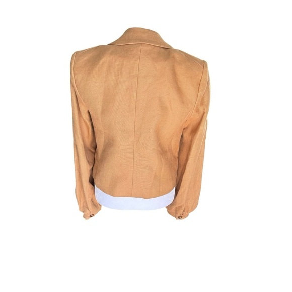 Veronica Beard - NWT Milani Linen Cropped Blazer Jacket Sz 4 - Picture 4 of 8